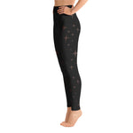 Load image into Gallery viewer, High Waist Leopard Star Scatter Yoga Leggings
