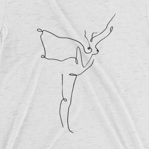 Dancers Pose Luxe Slouch T-shirt